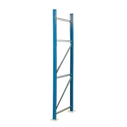 Rahmen für Palettenregale, Stecksystem, zerlegt, TxH 1100x3000 mm, Profil PN85, Tragkraft 12000 kg