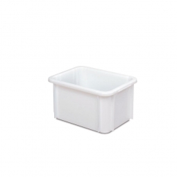 Lebensmittelbehälter, LxBxH 400x300x215 mm, 18 Liter, weiß