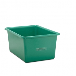 Rechteckbehälter aus GFK, Inhalt 550 Liter, grün, LxBxH 1320x970x630 mm, Gewicht 19 kg