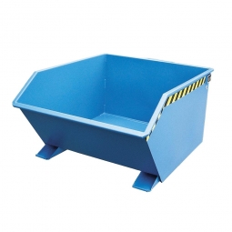 Stahl-Kippbehälter, LxBxH 1440x680x580 mm, lackiert, Volumen 0,30 m³, Tragkraft 750 kg, Gewicht 108 mm