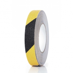 Antirutschbelag, Stärke 0,8 mm, 25 mm Breite, gelb/schwarz