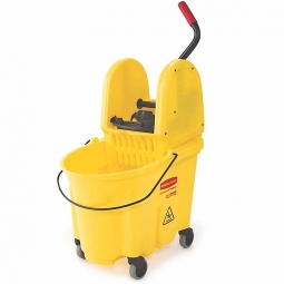 Reinigungswagen Wave Brake Combo von Rubbermaid, Inhalt 33 Liter