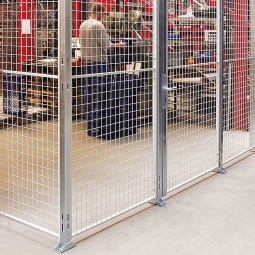 Maschinengitter-Grundelement, 3300 mm hoch, Wandbreite 1000 mm