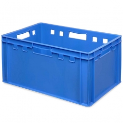 Euro Stapelbehälter E3, LxBxH 600x400x300 mm, PE-HD, 60 Liter, blau