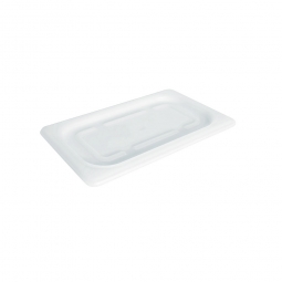 Soft-Deckel für Schale GN1/4, LxB 265x162 mm, Polyethylen-Kunststoff (PE-HD), weiß