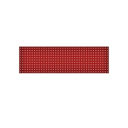 System-Lochplatte, BxH 1500x450 mm, aus 1,25 mm Stahlblech, kunststoffbeschichtet in verkehrsrot