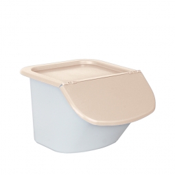 Zutatenbehälter / Zutatenspender, 15 Liter, LxBxH 440x400x280 mm, weiß/beige