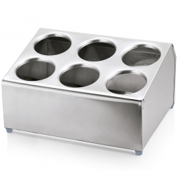 Besteckbehälter für 6 Köcher, ohne Einsätze, LxBxH 305x385x195 mm