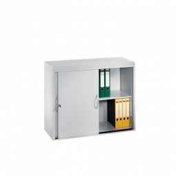 Schiebetürenschrank, 2 Ordnerhöhen, BxTxH 800x400x720 mm