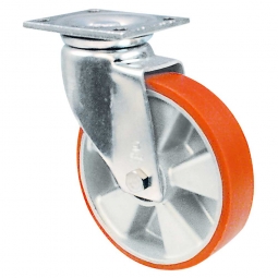 Schwerlast-Lenkrolle, Rad-ØxB 80x40 mm, Tragkraft 250 kg