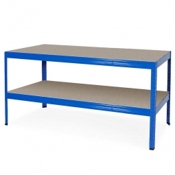 Arbeitstisch mit Fachboden, BxTxH 1800x600x900 mm, Tragkraft je Boden 350 kg