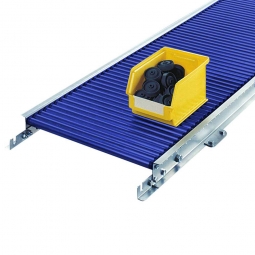 Klein-Rollenbahn, LxB 2000x440 mm, Bahnbreite: 400 mm, Achsabstand: 37,5 mm, Tragrollen Ø 30x1,5 mm