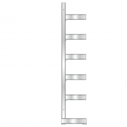 Kragarmregal / Anbauregal, feuerverzinkt, BxTxH 1060x740x3000 mm, einseitig, 1 Regalfeld, 6 Ebenen, Tragkraft/Fachebene 1500 kg