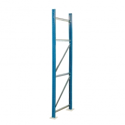 Rahmen für Palettenregale, Stecksystem, zerlegt, TxH 800x2500 mm, Profil PN85, Tragkraft 12000 kg