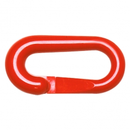 Verbindungsglied für Sperrketten, Nylon, rot (VE = 10 Stück)
