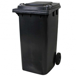 Streugutbehälter, Inhalt 240 Liter, anthrazitgrau, BxTxH 580x730x1075 mm, Niederdruck-Polyethylen (PE-HD)