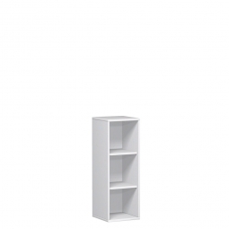 Büroregal PRO, 3 Ordnerhöhen, weiß, BxTxH 800x425x1152 mm