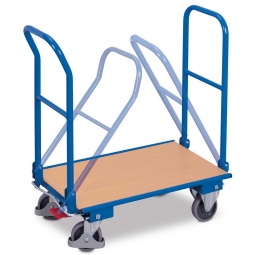 Klappbügelwagen mit 2 Klappbügeln, LxBxH 850x450x940 mm, Tragkraft 150 kg