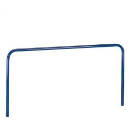 Aufsteckbügel, LxH 1705x600 mm, Stahlrohr-Ø 27 mm, Farbe blau