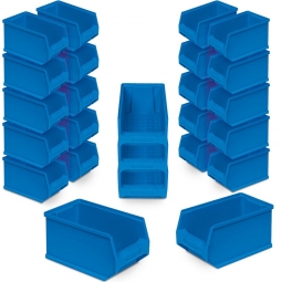 20x Sichtbox PROFI LB4, blau + GRATIS: 5 zusätzliche Sichtboxen geschenkt!
