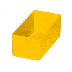 Einsatzkasten für Schubladen, gelb, LxBxH 99x49x40 mm, Polystyrol-Kunststoff (PS)