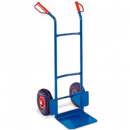Stahl-Stapelkarre mit Luftbereifung, BxH 570x1150 mm, Tragkraft 200 kg