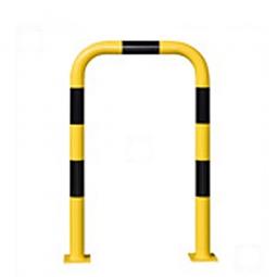 Rammschutz-Bügel für den Außeneinsatz, HxB 1200x750 mm, hoch belastbarer Schutzbügel aus Gütestahl
