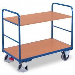 Etagenwagen mit 2 Böden, LxBxH 1060x600x990 mm, Tragkraft 250 kg