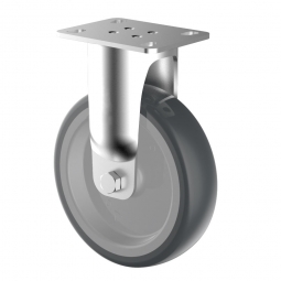 Apparate-Bockrolle, TPE-Lauffläche, Rad-ØxB 100x32 mm, Tragkraft 100 kg