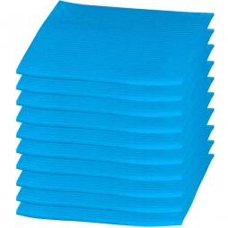 Schwammtuch, blau, LxB 250x310 mm, Lieferung erfolgt vorgefeuchtet, Paket = 10 Schwammtücher