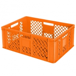 Bäckerkiste, LxBxH 600x400x240 mm, 43 Liter, orange