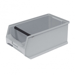 Sichtbox PROFI LB 3T mit Tragstab, grau, Inhalt 7,6 Liter, LxBxH 350x200x150 mm, innen 295x175x140 mm