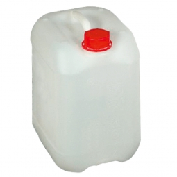 Kanister, 30 Liter, LxBxH 320 x 285 x 440 mm, Halsweite 48 mm, naturweiß