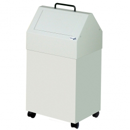 Wertstoffsammler, Inhalt 45 Liter, fahrbar, BxTxH 330x310x710 mm, grau