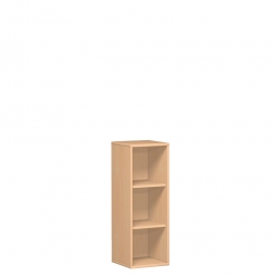 Büroregal PRO, 3 Ordnerhöhen, Buche, BxTxH 800x425x1152 mm