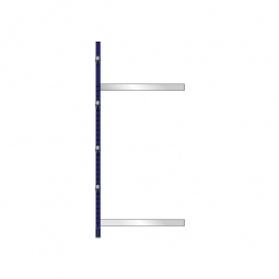 Kragarm-Anbauregal, leichte Ausführung, doppelseitige Nutzung, BxTxH 1060x800x2480 mm, Gesamttragkraft 2200 kg