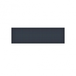 System-Lochplatte, BxH 1500x450 mm, aus 1,25 mm Stahlblech, kunststoffbeschichtet in anthrazitgrau