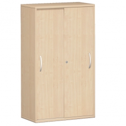 Schiebetürschrank PRO 4 Ordnerhöhen, Ahorn, BxHxT 1000x1536x425 mm
