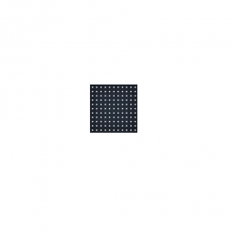 System-Lochplatte, BxH 500x450 mm, aus 1,25 mm Stahlblech, kunststoffbeschichtet in anthrazitgrau