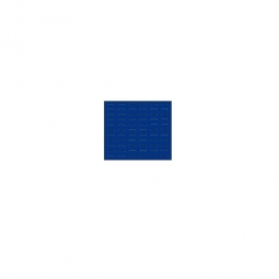 System-Schlitzplatte BxHxT 500x450x18 mm, aus 1,25 mm Stahlblech, kunststoffbeschichtet in saphirblau