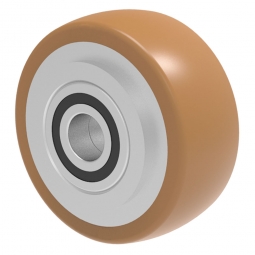 Grauguss-Polyurethanrad, Rad-ØxB 100x40 mm, Tragkraft 420 kg