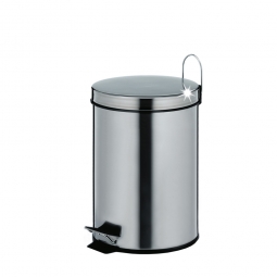 Tret-Abfalleimer, Edelstahl, 5 Liter, ØxH 205x275 mm