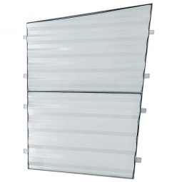 1x Trapezblech-Seitenwand, links, für universelle Überdachung TxH 2330x2250 mm