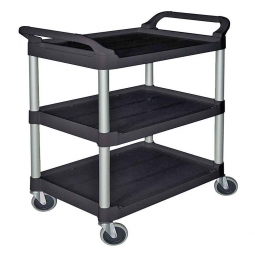 Servierwagen aus Kunststoff von Rubbermaid, LxBxH 850x470x960 mm, Tragkraft 90 kg