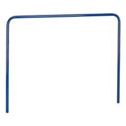 Aufsteckbügel, LxH 1705x900 mm, Stahlrohr-Ø 27 mm, Farbe blau