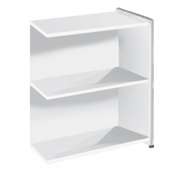 Anbau-Sideboard "FUTURE" BxTxH 780x380x780 mm, weiß / Chrom