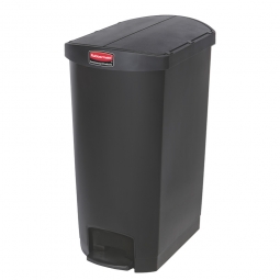 Tretabfalleimer Slim Jim, 68 Liter, schwarz, BxTxH 374x562x782 mm