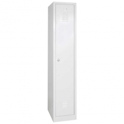 Garderobenspind "Profi" mit Drehriegelverschluss, 1 Abteil, BxTxH 300x500x1800 mm