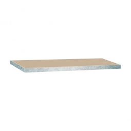 Zusatzebene für Schwerlastregal, glanzverzinkt, Tragkraft 265 kg, BxT 900x600 mm, Nutztiefe 590 mm