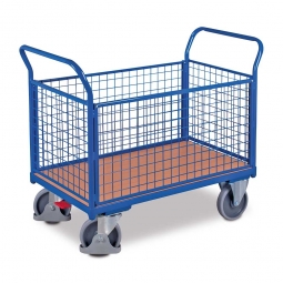 Vierwandwagen mit Gitterwänden, LxBxH 1040x500x975 mm, Tragkraft 400 kg